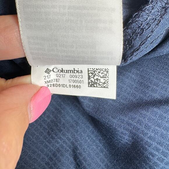 Columbia PFG Dallas Cowboys Button Up Shirt Mens XXL Navy Blue Vented Casual - Picture 12 of 13